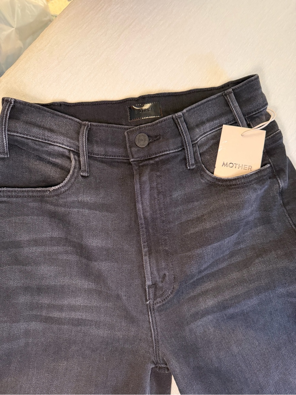 MOTHER The Hustler Roller Sneak in Washed Black